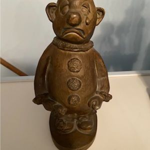 BEAUTIFUL Sad Clown Statue! So so pretty! 🌻🌻